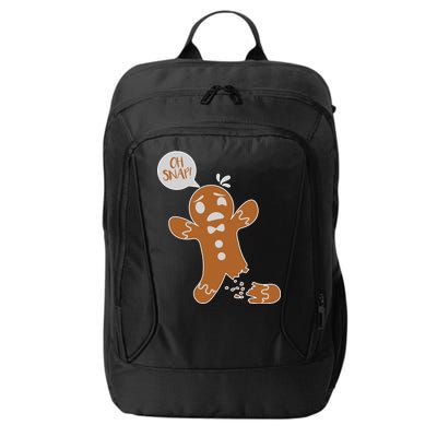 Oh Snap! Funny Gingerbread Christmas City Backpack