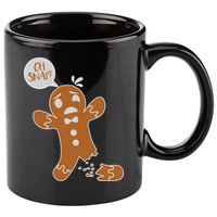 Oh Snap! Funny Gingerbread Christmas 11oz C Handle Ceramic Mug