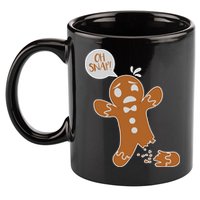 Oh Snap! Funny Gingerbread Christmas 11oz C Handle Ceramic Mug
