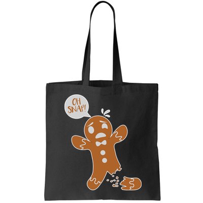 Oh Snap! Funny Gingerbread Christmas Bag