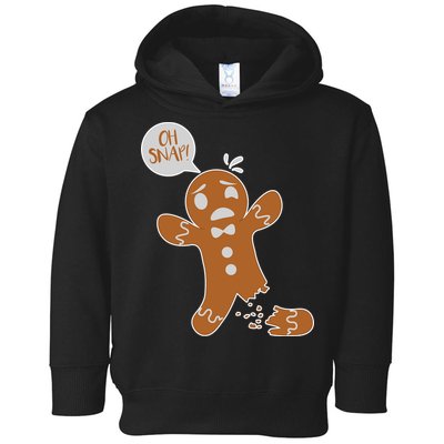 Oh Snap! Funny Gingerbread Christmas Toddler Hoodie