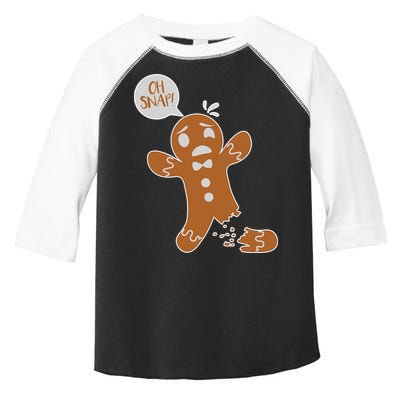 Oh Snap! Funny Gingerbread Christmas Toddler Fine Jersey T-Shirt