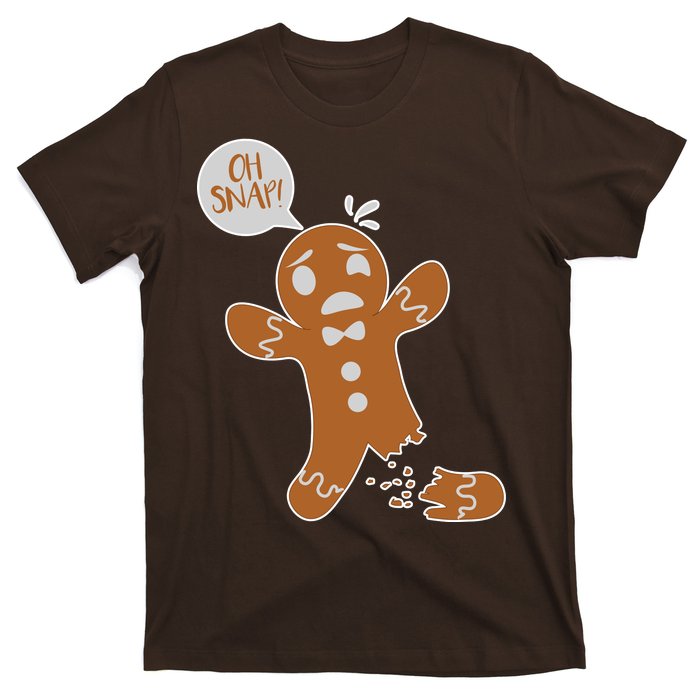 Oh Snap! Funny Gingerbread Christmas T-Shirt