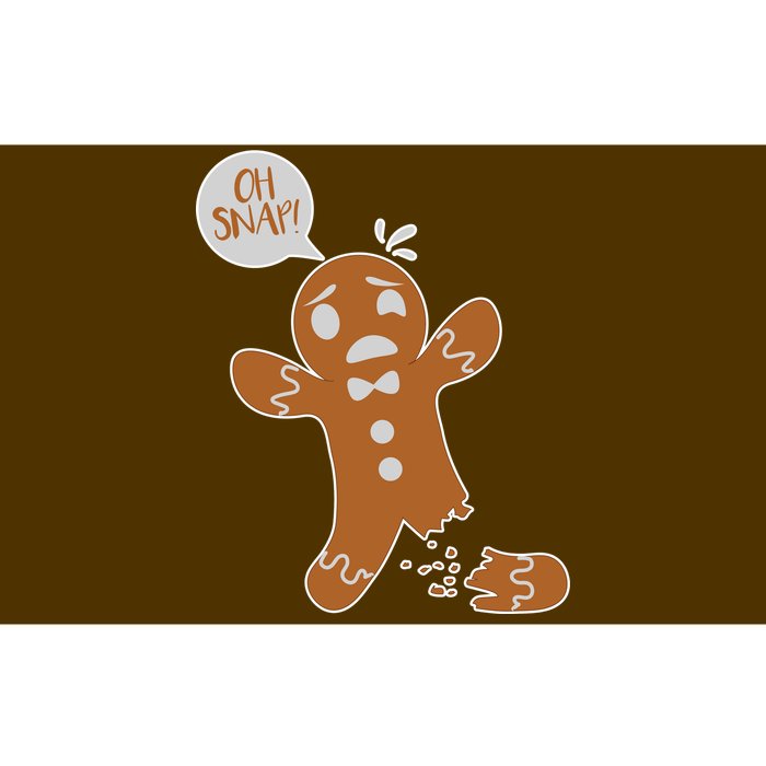 Oh Snap! Funny Gingerbread Christmas Bumper Sticker