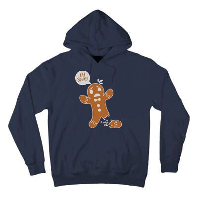 Oh Snap! Funny Gingerbread Christmas Tall Hoodie