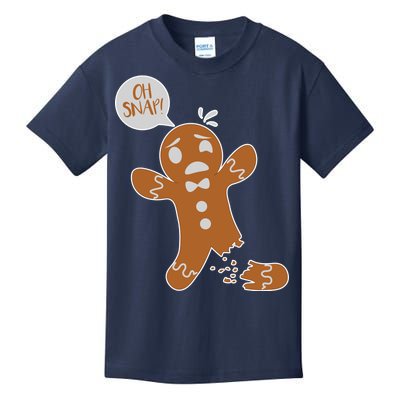 Oh Snap! Funny Gingerbread Christmas Kids T-Shirt