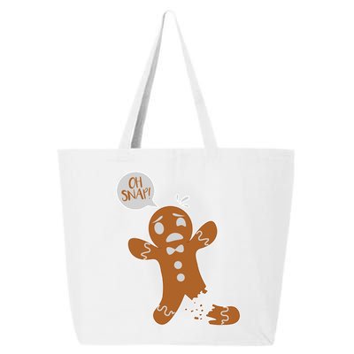 Oh Snap! Funny Gingerbread Christmas 25L Jumbo Tote