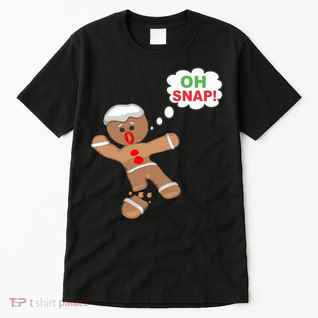 Oh Snap Gingerbread Funny Christmas Design Tall T-Shirt