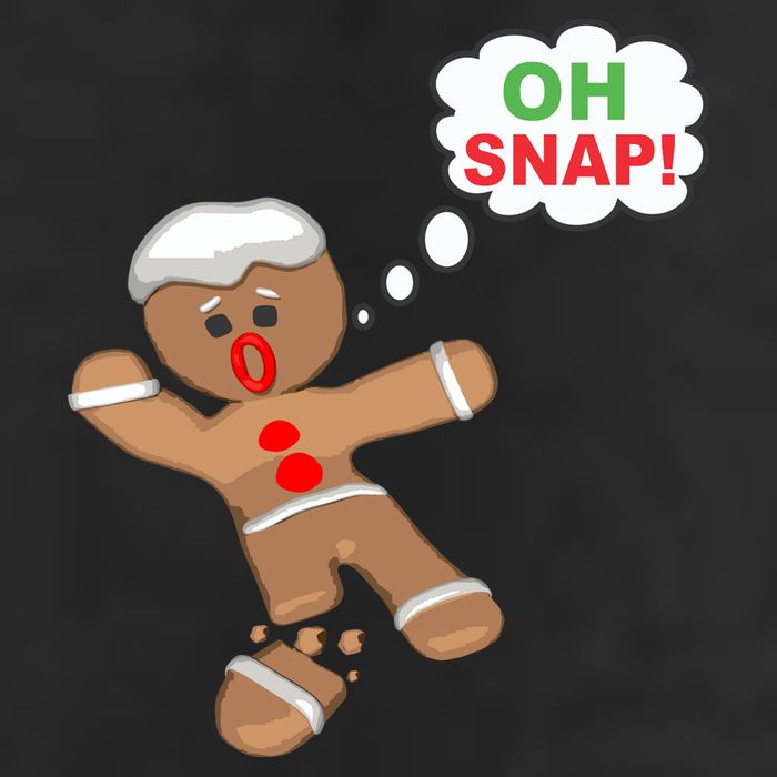 Oh Snap Gingerbread Funny Christmas Design Adult Drive Performance Visor