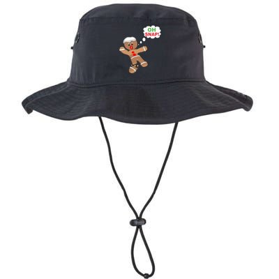 Oh Snap Gingerbread Funny Christmas Design Bucket Hat