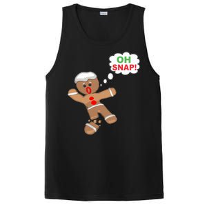 Oh Snap Gingerbread Funny Christmas Design PosiCharge Competitor Tank