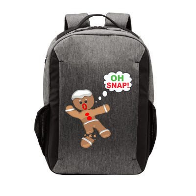 Oh Snap Gingerbread Funny Christmas Design Vector Backpack