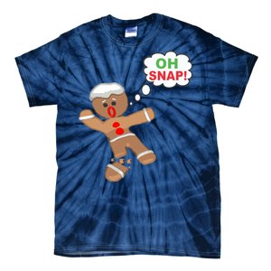 Oh Snap Gingerbread Funny Christmas Design Tie-Dye T-Shirt