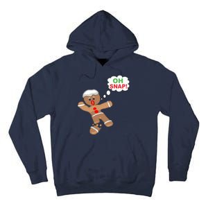 Oh Snap Gingerbread Funny Christmas Design Tall Hoodie