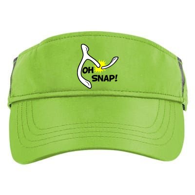 Oh Snap Lucky Wishbone Thanksgiving Adult Drive Performance Visor