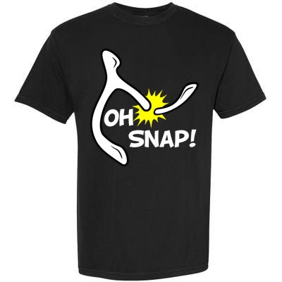Oh Snap Lucky Wishbone Thanksgiving Garment-Dyed Heavyweight T-Shirt