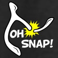 Oh Snap Lucky Wishbone Thanksgiving 7 Panel Mesh Trucker Snapback Hat