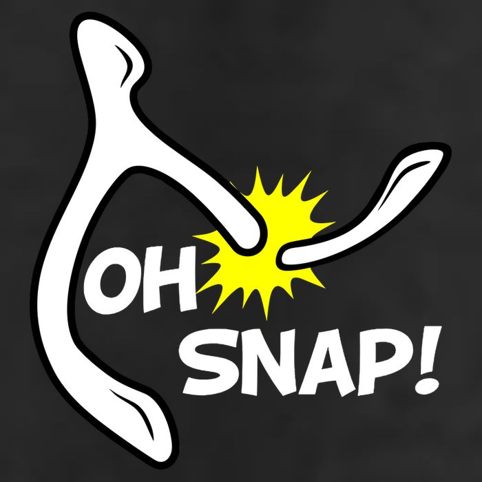 Oh Snap Lucky Wishbone Thanksgiving 7 Panel Mesh Trucker Snapback Hat