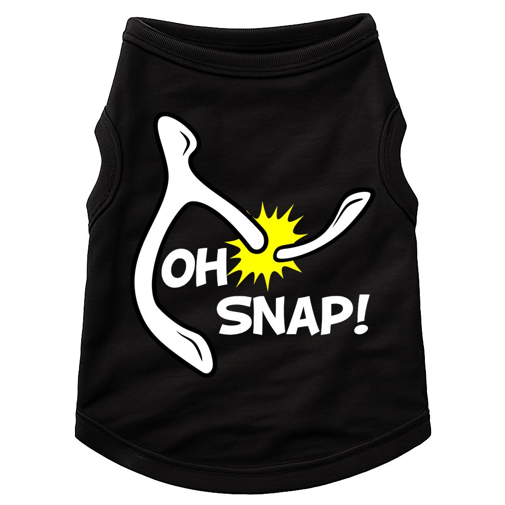 Oh Snap Lucky Wishbone Thanksgiving Doggie Tank