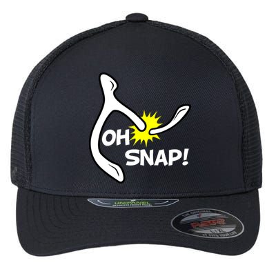 Oh Snap Lucky Wishbone Thanksgiving Flexfit Unipanel Trucker Cap