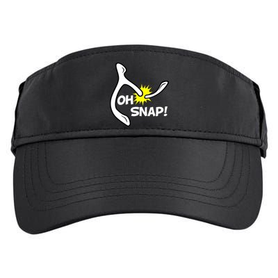 Oh Snap Lucky Wishbone Thanksgiving Adult Drive Performance Visor