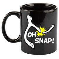 Oh Snap Lucky Wishbone Thanksgiving 11oz C Handle Ceramic Mug