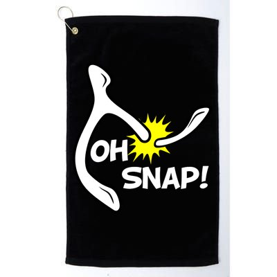 Oh Snap Lucky Wishbone Thanksgiving Golf Towel