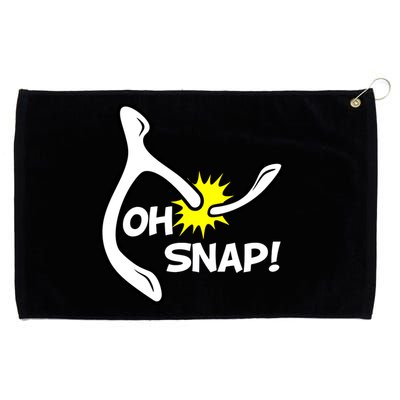 Oh Snap Lucky Wishbone Thanksgiving Grommeted Golf Towel