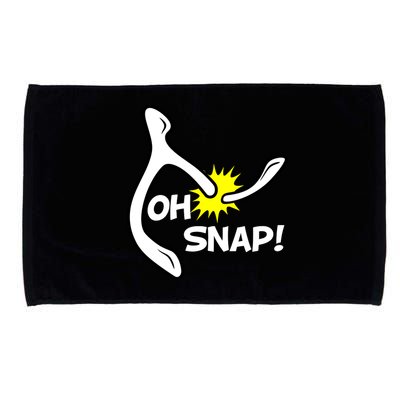 Oh Snap Lucky Wishbone Thanksgiving Microfiber Hand Towel