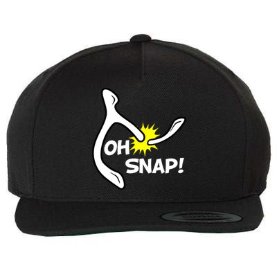 Oh Snap Lucky Wishbone Thanksgiving Wool Snapback Cap