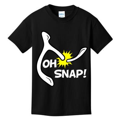 Oh Snap Lucky Wishbone Thanksgiving Kids T-Shirt