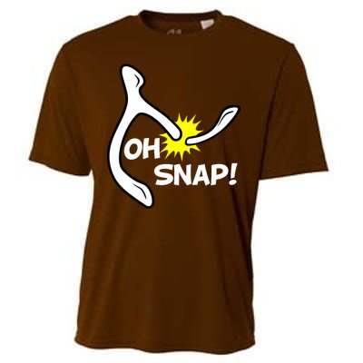 Oh Snap Lucky Wishbone Thanksgiving Cooling Performance Crew T-Shirt