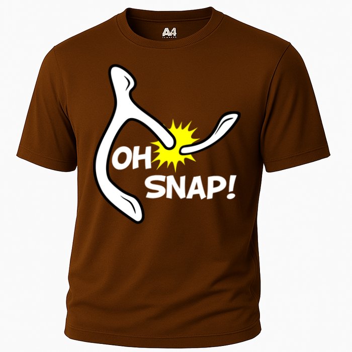 Oh Snap Lucky Wishbone Thanksgiving Cooling Performance Crew T-Shirt