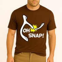 Oh Snap Lucky Wishbone Thanksgiving Cooling Performance Crew T-Shirt