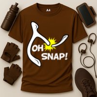 Oh Snap Lucky Wishbone Thanksgiving Cooling Performance Crew T-Shirt