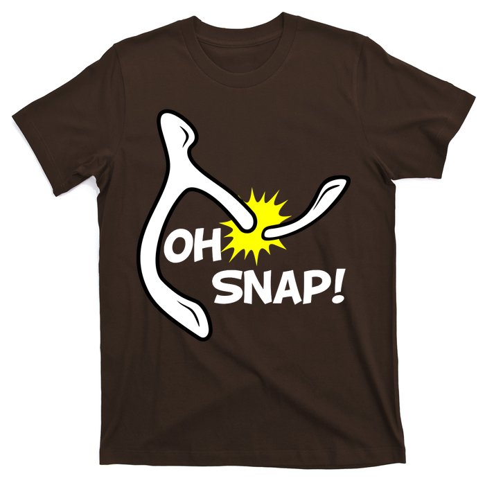 Oh Snap Lucky Wishbone Thanksgiving T-Shirt