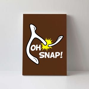 Oh Snap Lucky Wishbone Thanksgiving Canvas