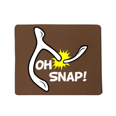 Oh Snap Lucky Wishbone Thanksgiving Mousepad