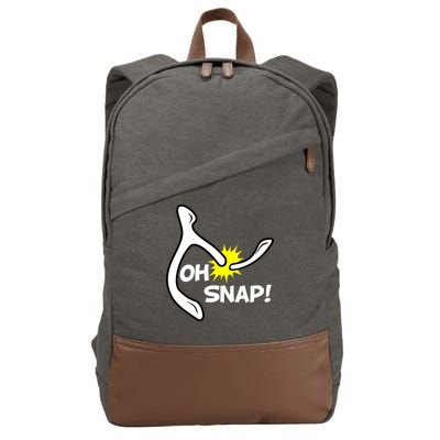 Oh Snap Lucky Wishbone Thanksgiving Cotton Canvas Backpack