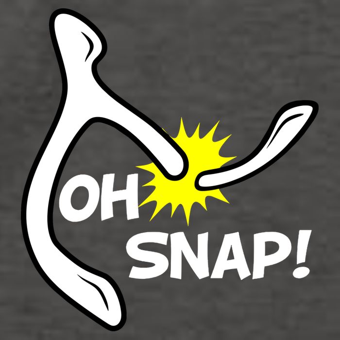 Oh Snap Lucky Wishbone Thanksgiving Vector Backpack