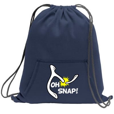 Oh Snap Lucky Wishbone Thanksgiving Sweatshirt Cinch Pack Bag