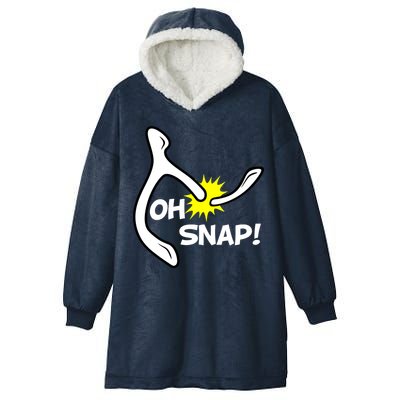 Oh Snap Lucky Wishbone Thanksgiving Hooded Wearable Blanket