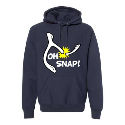 Oh Snap Lucky Wishbone Thanksgiving Premium Hoodie