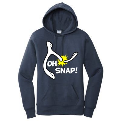 Oh Snap Lucky Wishbone Thanksgiving Women's Pullover Hoodie