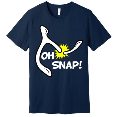 Oh Snap Lucky Wishbone Thanksgiving Premium T-Shirt