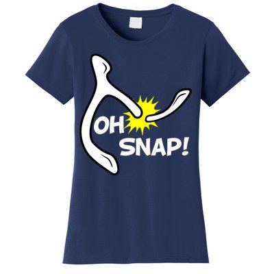 Oh Snap Lucky Wishbone Thanksgiving Women's T-Shirt