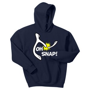 Oh Snap Lucky Wishbone Thanksgiving Kids Hoodie