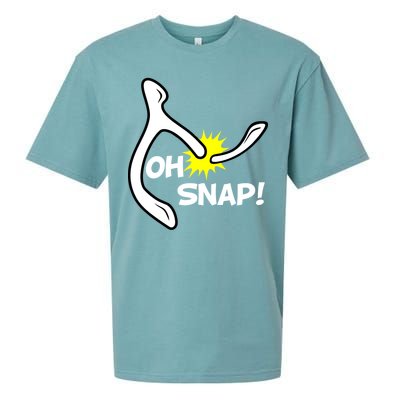 Oh Snap Lucky Wishbone Thanksgiving Sueded Cloud Jersey T-Shirt