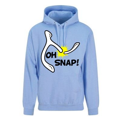 Oh Snap Lucky Wishbone Thanksgiving Unisex Surf Hoodie