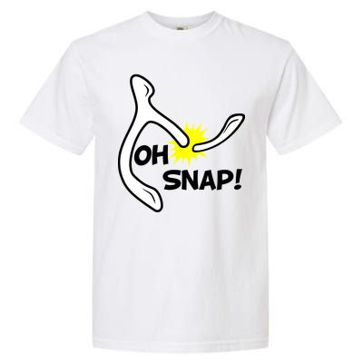 Oh Snap Lucky Wishbone Thanksgiving Garment-Dyed Heavyweight T-Shirt